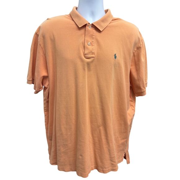 Polo Ralph Lauren short sleeveCotton Mesh Classic-Fit Polo Shirt 2x